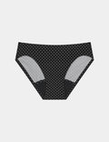 Black with White Polka Dot