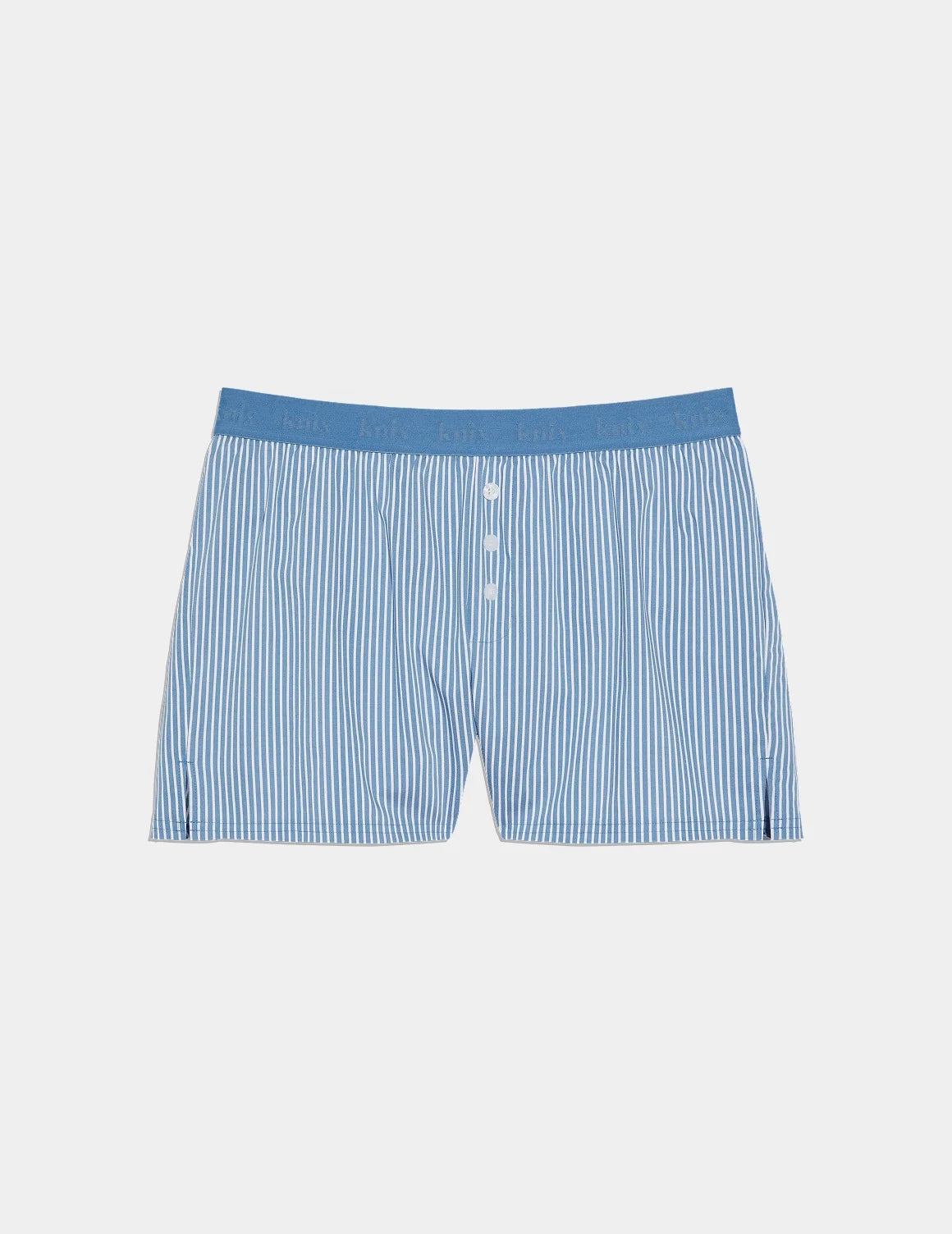 Super Leakproof® Dream Boxer™ shown front-facing against a light gray background – Blue Stripe – view 9 of 63