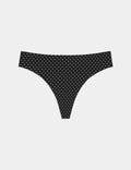 Black with White Polka Dot